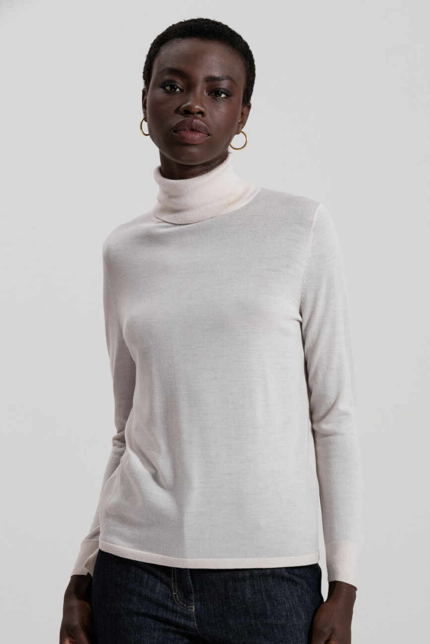 sweter-luisa-cerano golf panna cotta wełniany miły przyjemny butik luisa bysgoszcz