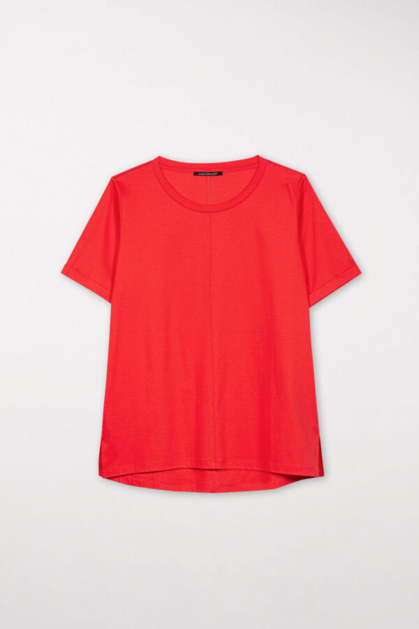 t-shirt-luisa-cerano-dżersej dopasowany czerwony modowy butik luisa bydgoszcz