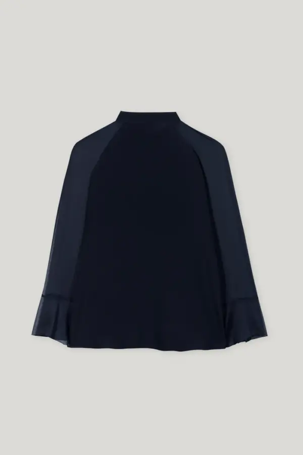 bluzka-luisa-cerano-premium komfortowa elegancka casualowa granatowa jedwabna modowa butik luisa bydgoszcz