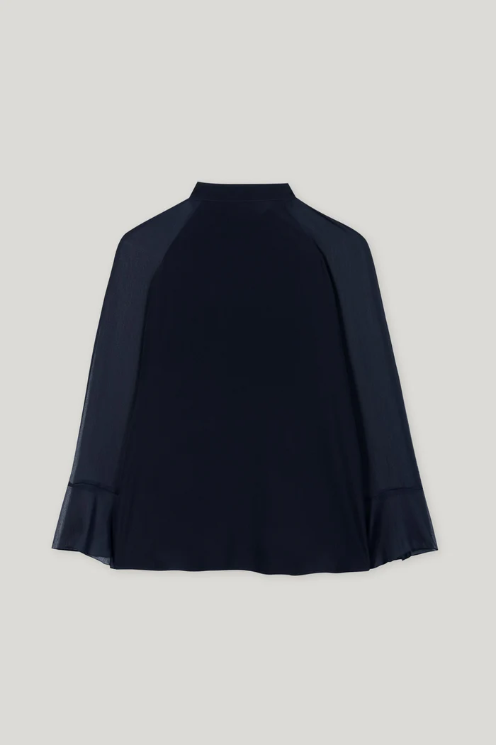 bluzka-luisa-cerano-premium komfortowa elegancka casualowa granatowa jedwabna modowa butik luisa bydgoszcz