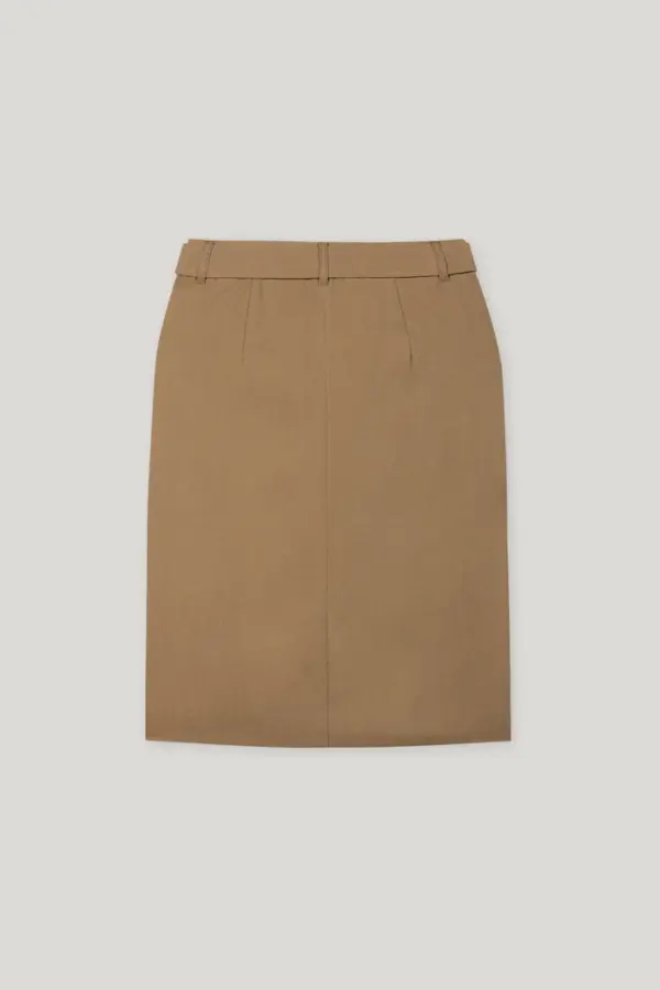 spodnica-luisa-cerano premium komfortowa casualowa prosta brązowa jesienna modowa butik luisa bydgoszcz