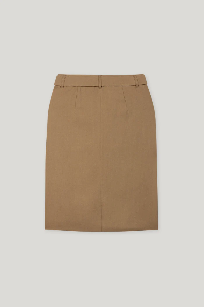 spodnica-luisa-cerano premium komfortowa casualowa prosta brązowa jesienna modowa butik luisa bydgoszcz