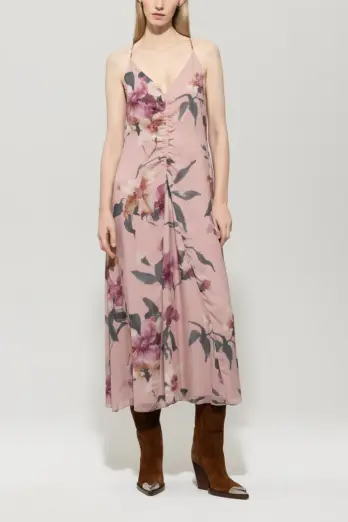 suknia-luisa-cerano-premium wiskozowa casualowa modowa lekka kwiatowa midi butik luisa bydgoszcz