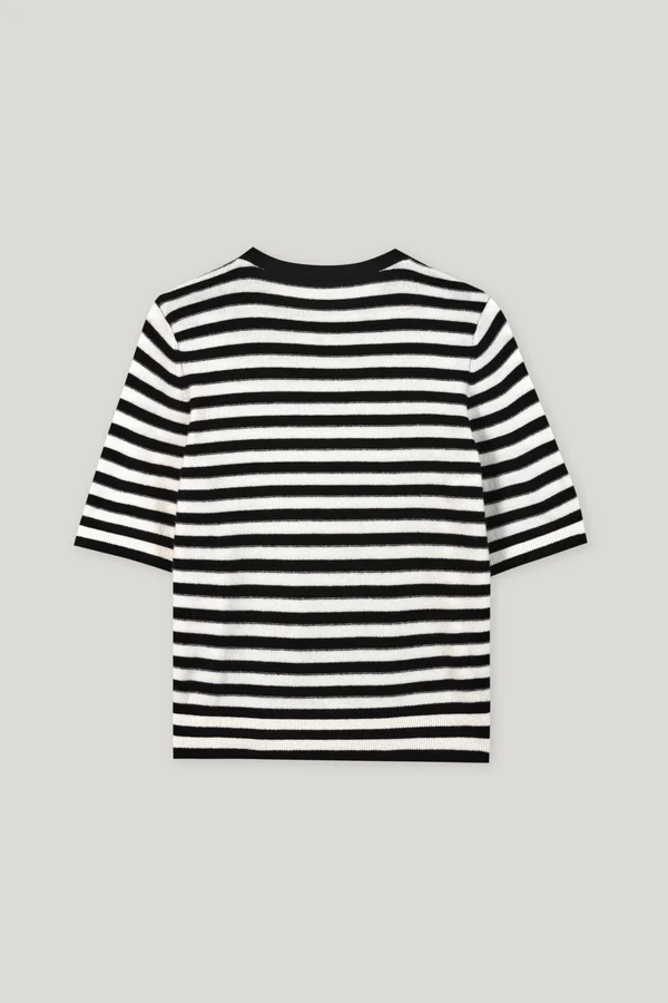 sweter-luisa-cerano-metalowe guziki kaszmir paski mankiety butik bydgoszcz