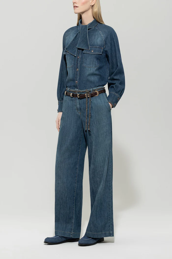 bluzka-luisa-cerano-denim premium casualowa ekskluzywna modowa niebieska butik luisa bydgoszcz