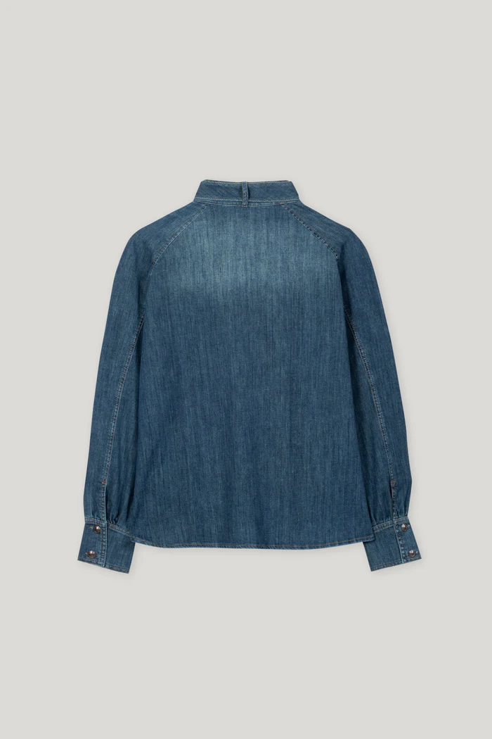 bluzka-luisa-cerano-denim premium casualowa ekskluzywna modowa niebieska butik luisa bydgoszcz