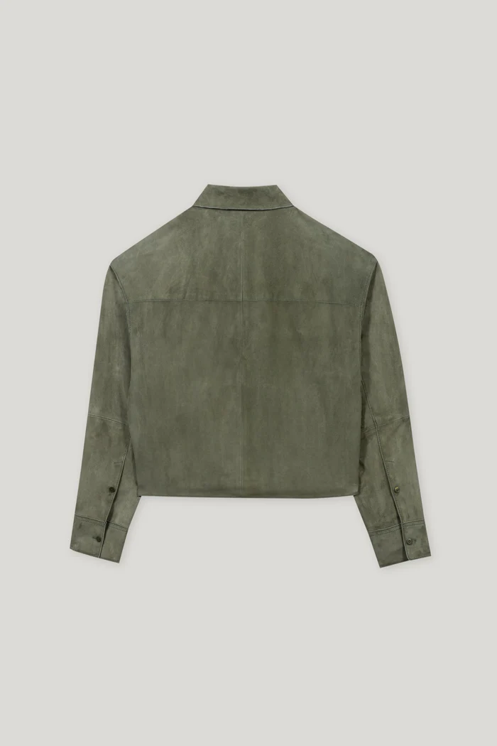 kurtka-luisa-cerano-premium zamszowa khaki jesienna pudełkowa casualowa modowa butik luisa bydgoszcz