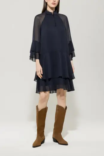 suknia-luisa-cerano-premium komfortowa casualowa modowa ekskluzywna granatowa butik luisa bydgoszcz