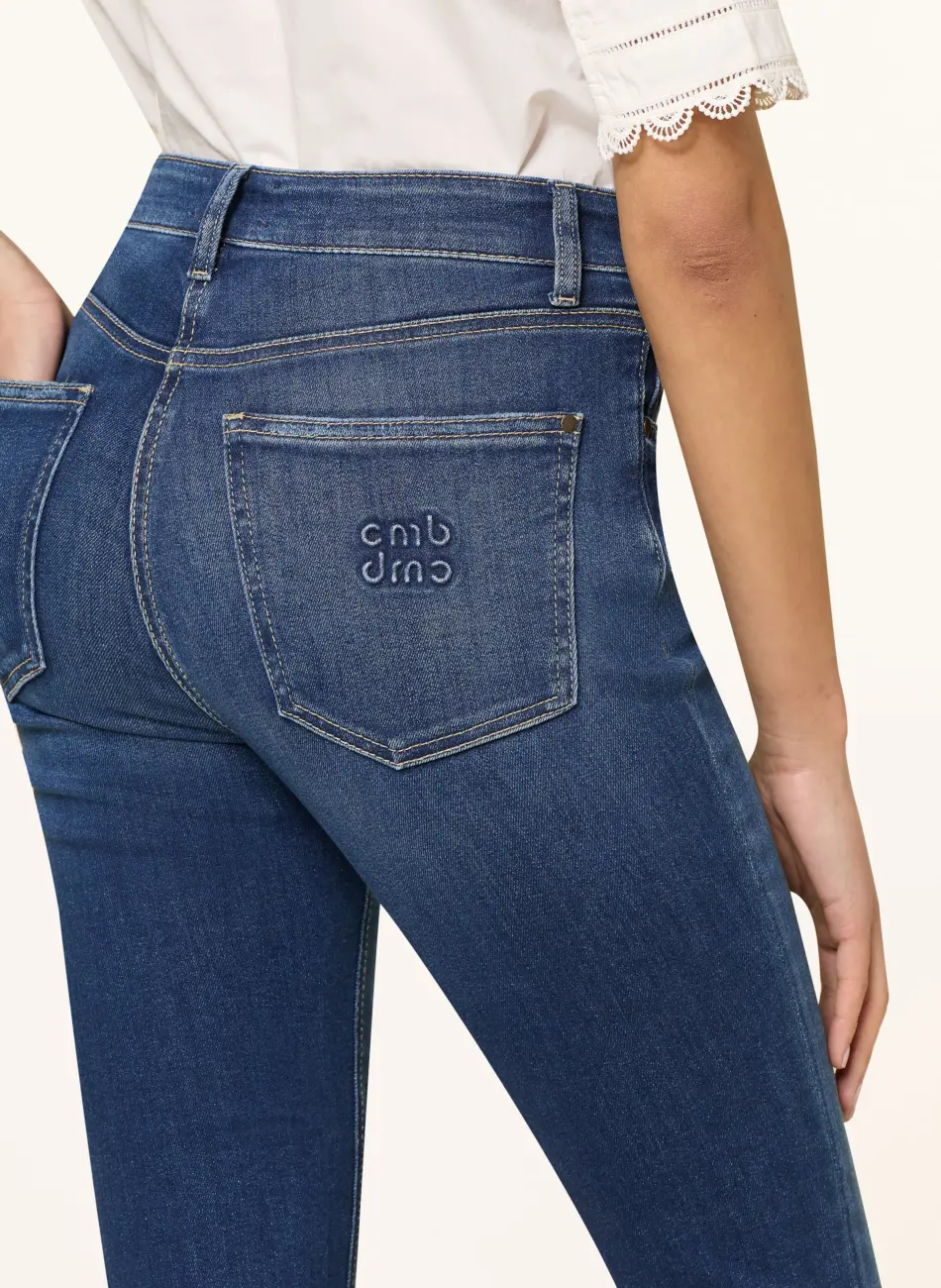 spodnie-cambio-premium casualowe niebieskie dopasowane jesienne ekskluzywne elastyczne butik luisa bydgoszcz