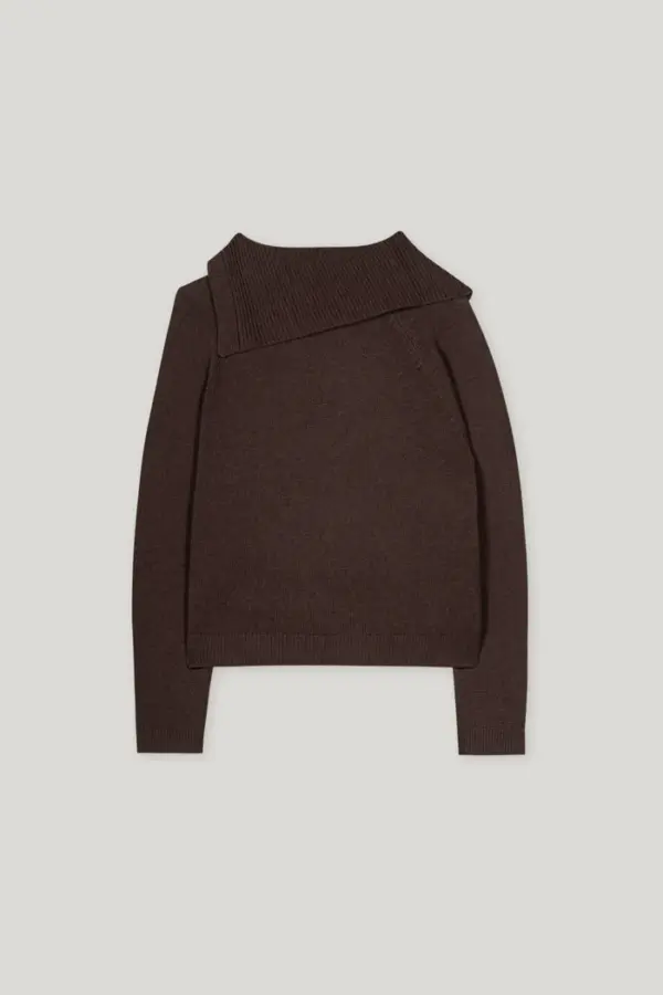 sweter-luisa-cerano-brązowy zimowy wełniany casualowy modowy ekskluzywny butik luisa bydgoszcz