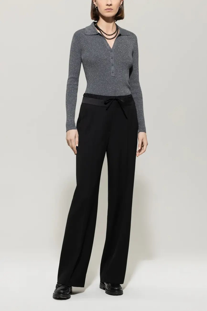 sweter-luisa-cerano-premium modowy szary srebrzysty casualowy dopasowany butik luisa bydgoszcz