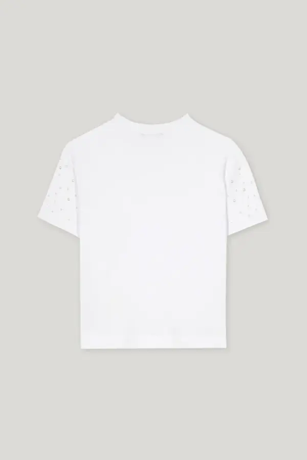 t-shirt-luisa-cerano-biała modowa ekskluzywna premium elegancka bawełniana luźna butik luisa bydgoszcz