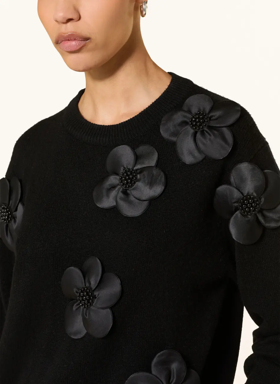 sweter-sem-per-lei-jesienny modowy kaszmirowy ekskluzywny czarny casualowy butik luisa bydgoszcz