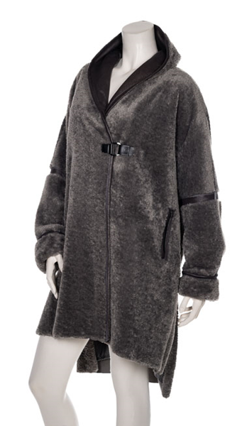 plaszcz-beate-heymann-szary futerkowy casualowy modowy ekskluzywny jesienny butik luisa bydgoszcz