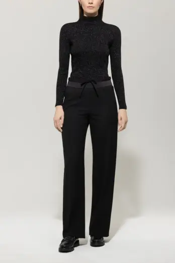 spodnie-luisa-cerano-premium komfortowe zimowe czarne szerokie casualowe butik luisa bydgoszcz