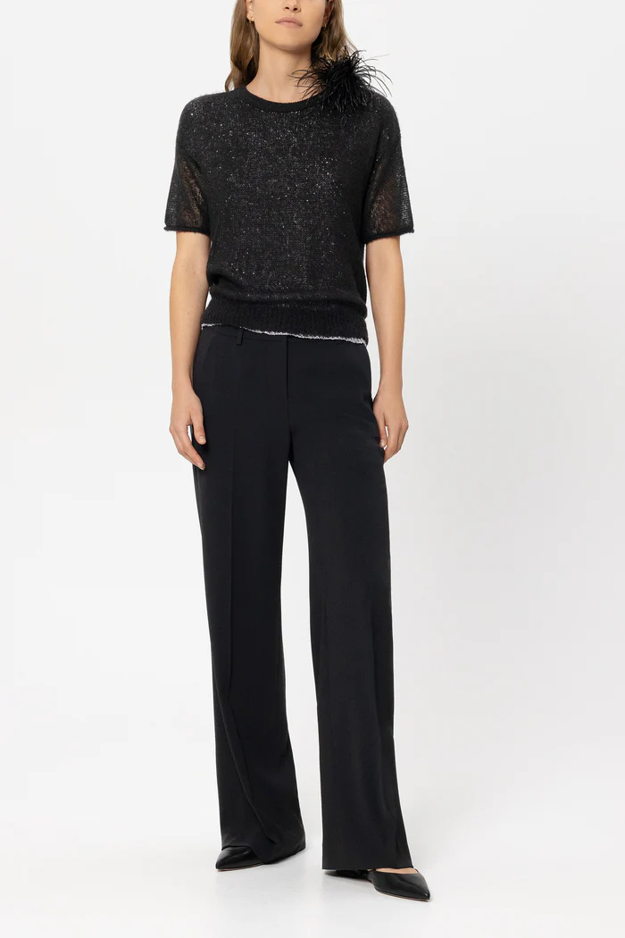 spodnie-luisa-cerano-premium czarne lejace szerokie szare komfortowe eleganckie wyjściowe butik luisa bydgoszcz