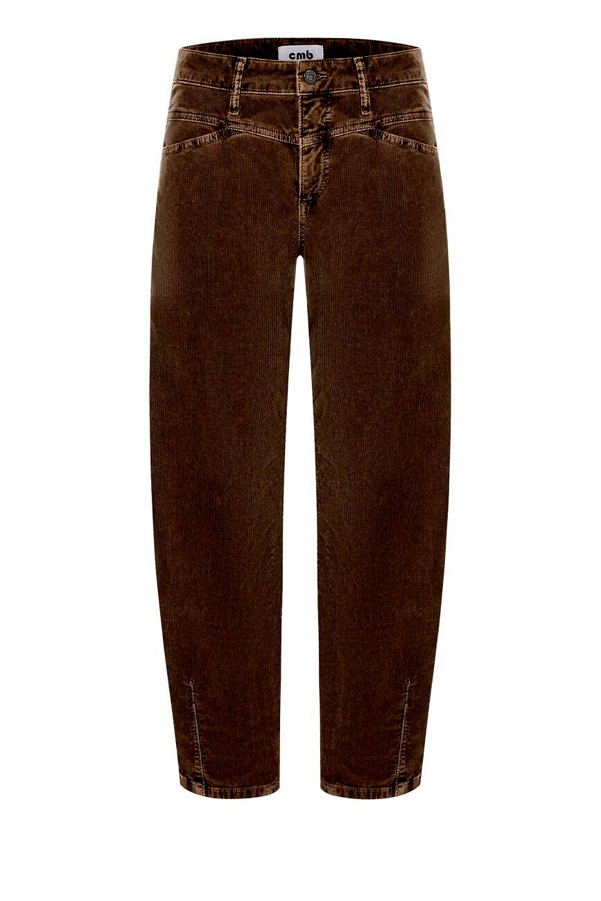 spodnie-cambio-modowe jesienne brązowe sztruksowe cienkie premium casualowe butik luisa bydgoszcz