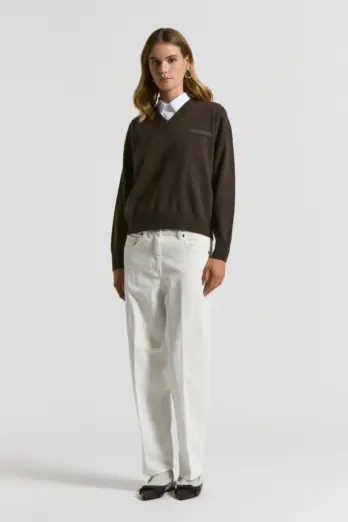 sweter-peserico-brązowy jesienny komfortowy ekskluzywny elegancki modowy wełniany butik luisa bydgoszcz