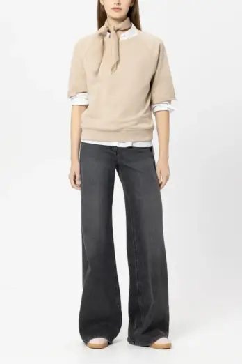 bluzka-luisa-cerano-premium wiosenna bawełniana beżowa modowa komfortowa butik luisa bydgoszcz