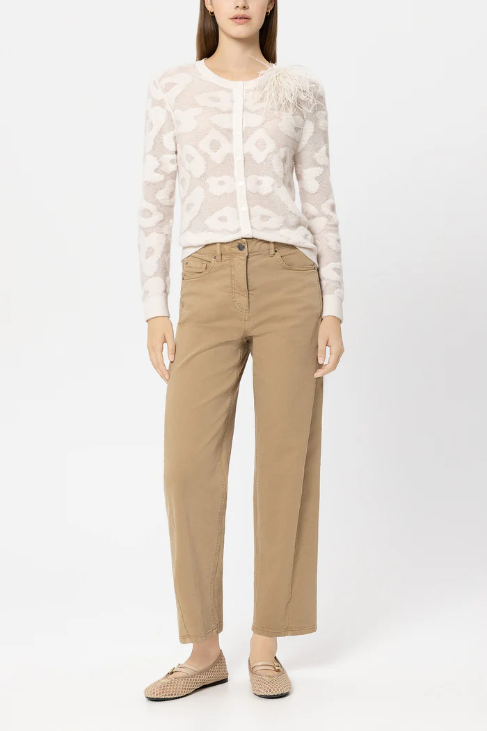 sweter-luisa-cerano-premium komfortowy rozpinany casualowe wełniany beżowy modowy wiosenny butik luisa bydgoszcz