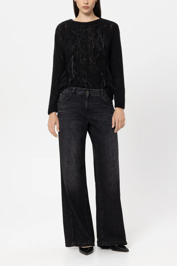 spodnie-luisa-cerano-premium czarne cienkie wiosenne szerokie modowe ekskluzywne elastyczne komfortowe butik luisa bydgoszcz