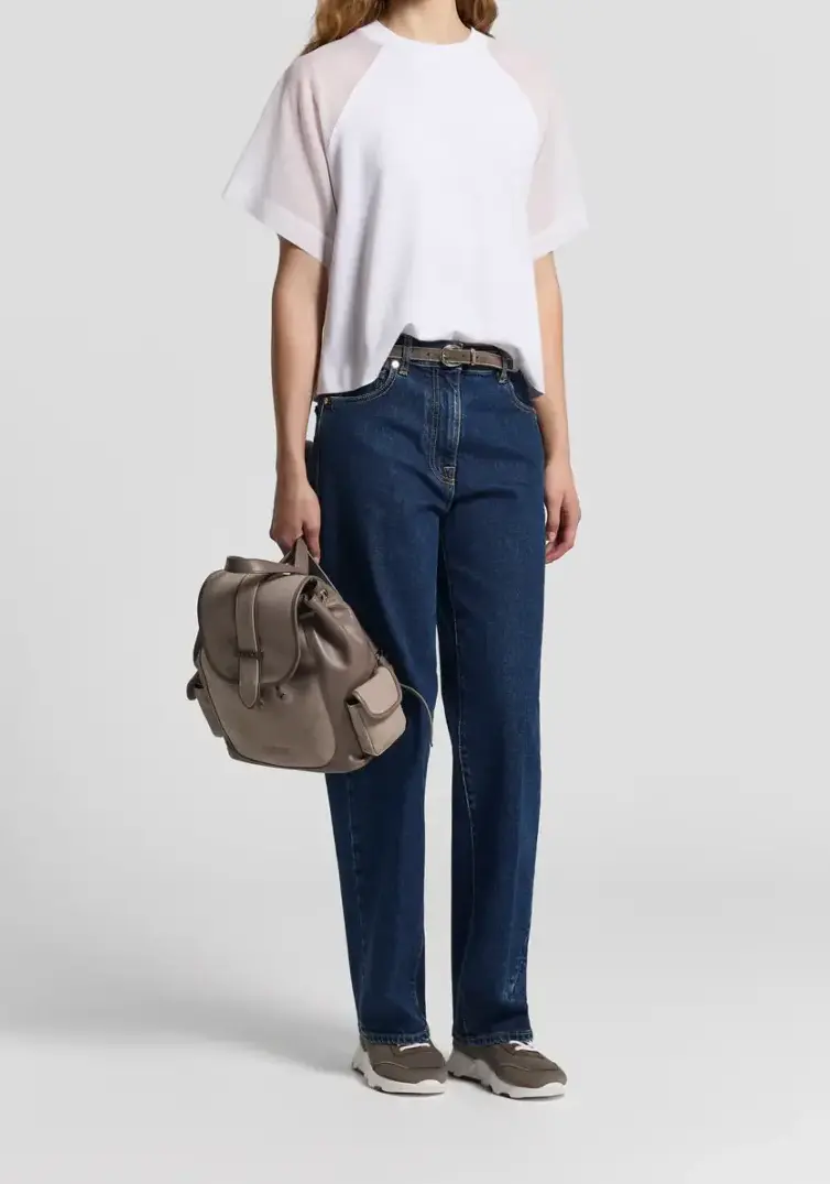 bluzka-peserico-biała letnia premium luksusowa modowa casualowa jedwabna butik luisa bydgoszcz