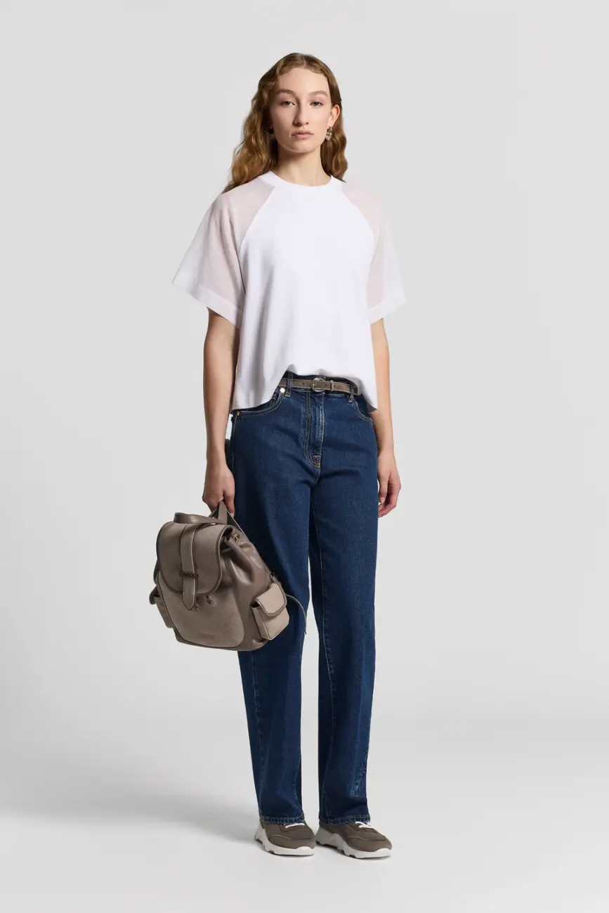 bluzka-peserico-biała letnia premium luksusowa modowa casualowa jedwabna butik luisa bydgoszcz