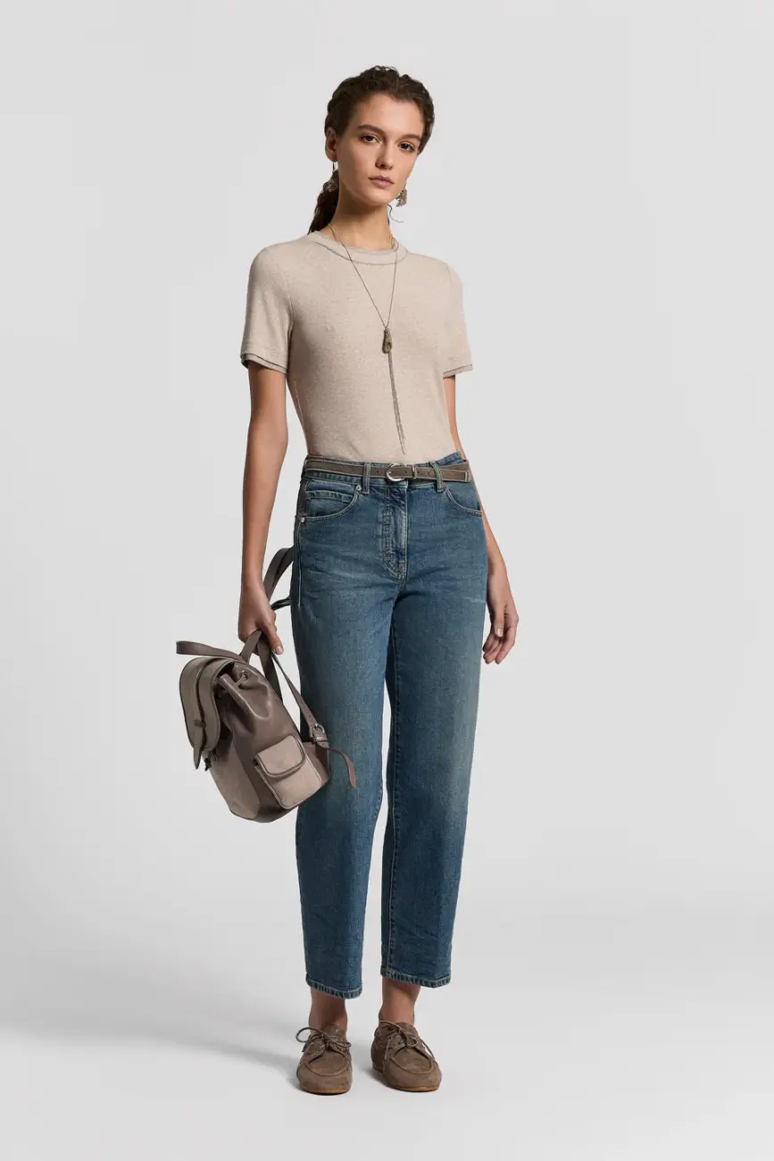 t-shirt-peserico-bluzka-dopasowana-luksusowa-bawełna-moda-stylizacja-nowości-lato-butik-luisa-bydgoszcz