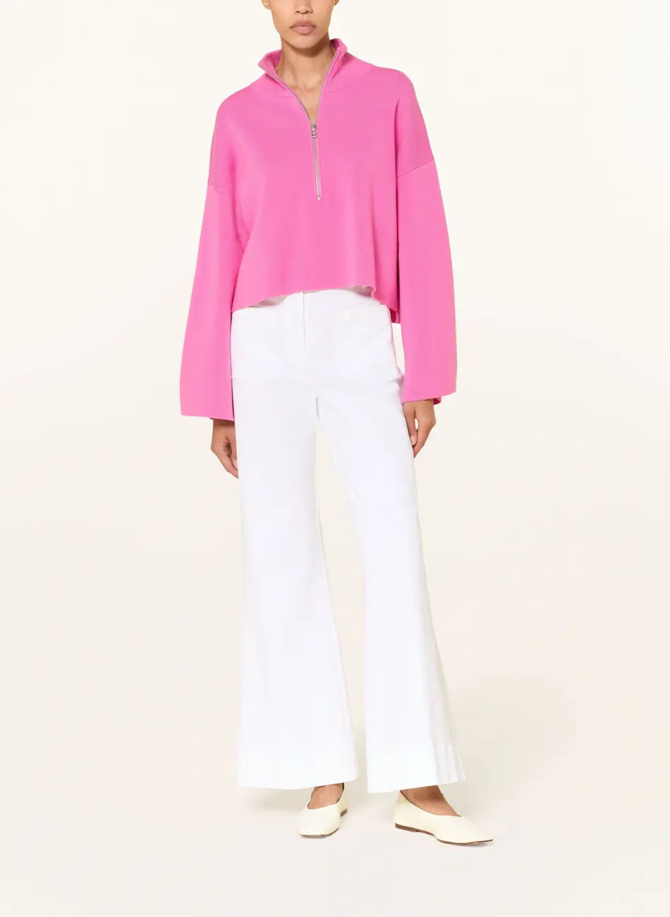 sweter-sem-per-lei-różowy-wełna-oversize-modowy-elegancki-butik-luisa-bydgoszcz