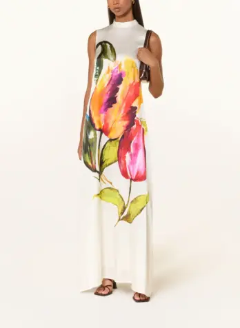 sukienka-annas-premium modowa ekskluzywna jedwabna wizytowa lekka letnia biała butik luisa bydgoszcz