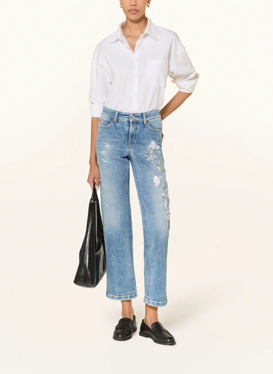 spodnie-cambio-paris modowe premium casualowe letnie elastyczne niebieskie komfortowe butik luisa bydgoszcz