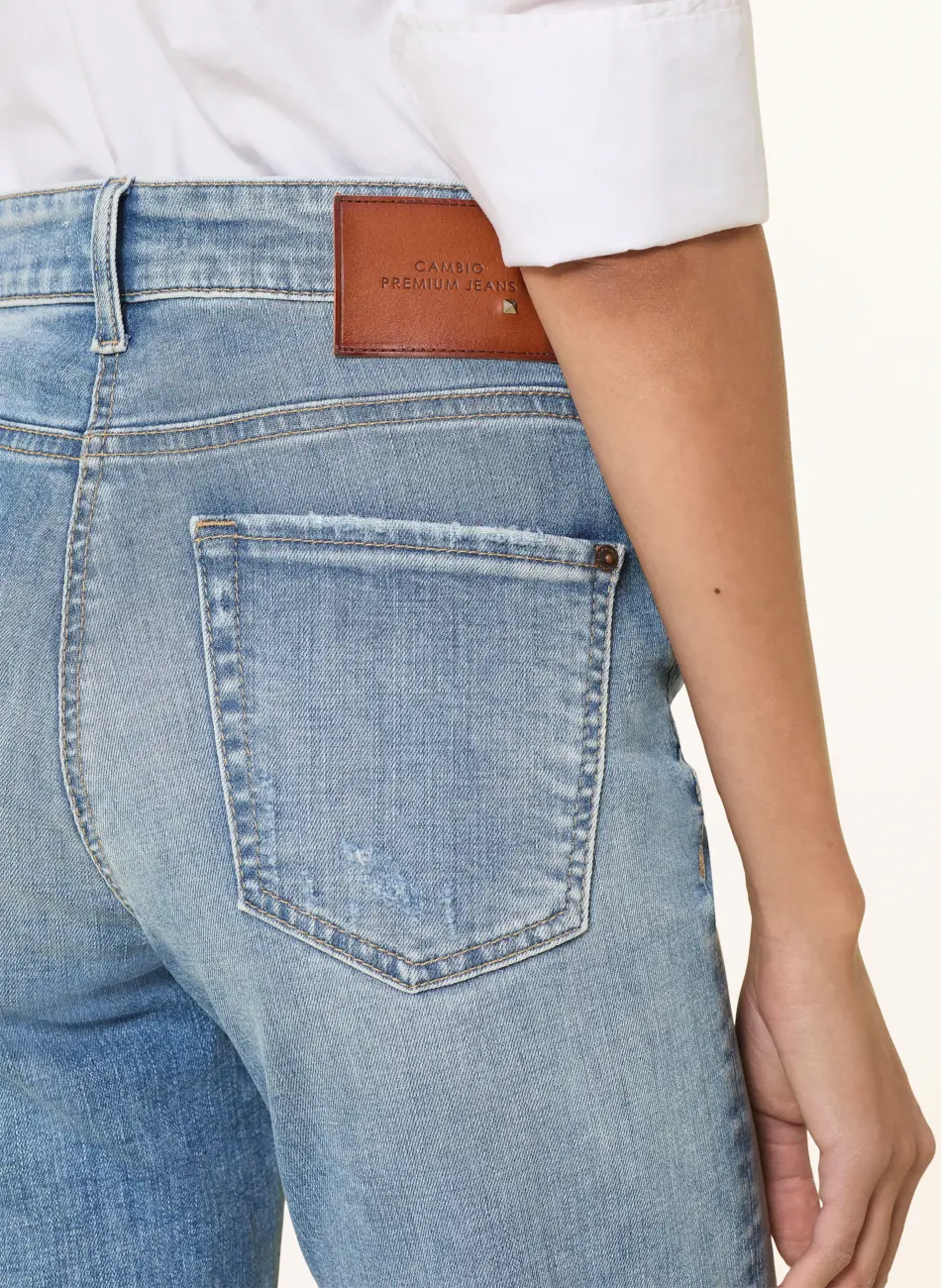 spodnie-cambio-paris modowe premium casualowe letnie elastyczne niebieskie komfortowe butik luisa bydgoszcz