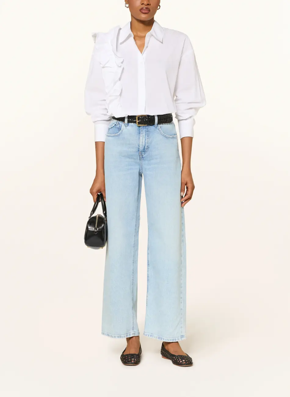 spodnie-cambio-baggy modowe wiosenne niebieskie luźne casualowe butik luisa bydgoszcz