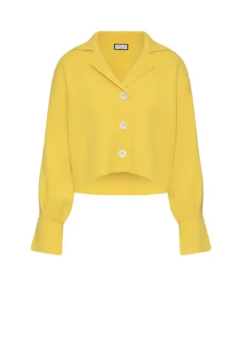 sweter-sem-per-lei-żółty-modowy-rozpinany-luksusowy-wełniany-kardigan-butik-luisa-bydgoszcz