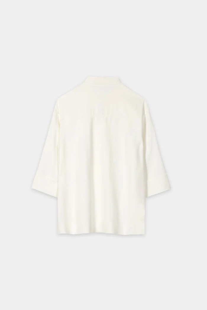 bluzka-luisa-cerano-premium komfortowa ecru prosta letnia wiskozowa modowa ekskluzywna butik luisa bydgoszcz