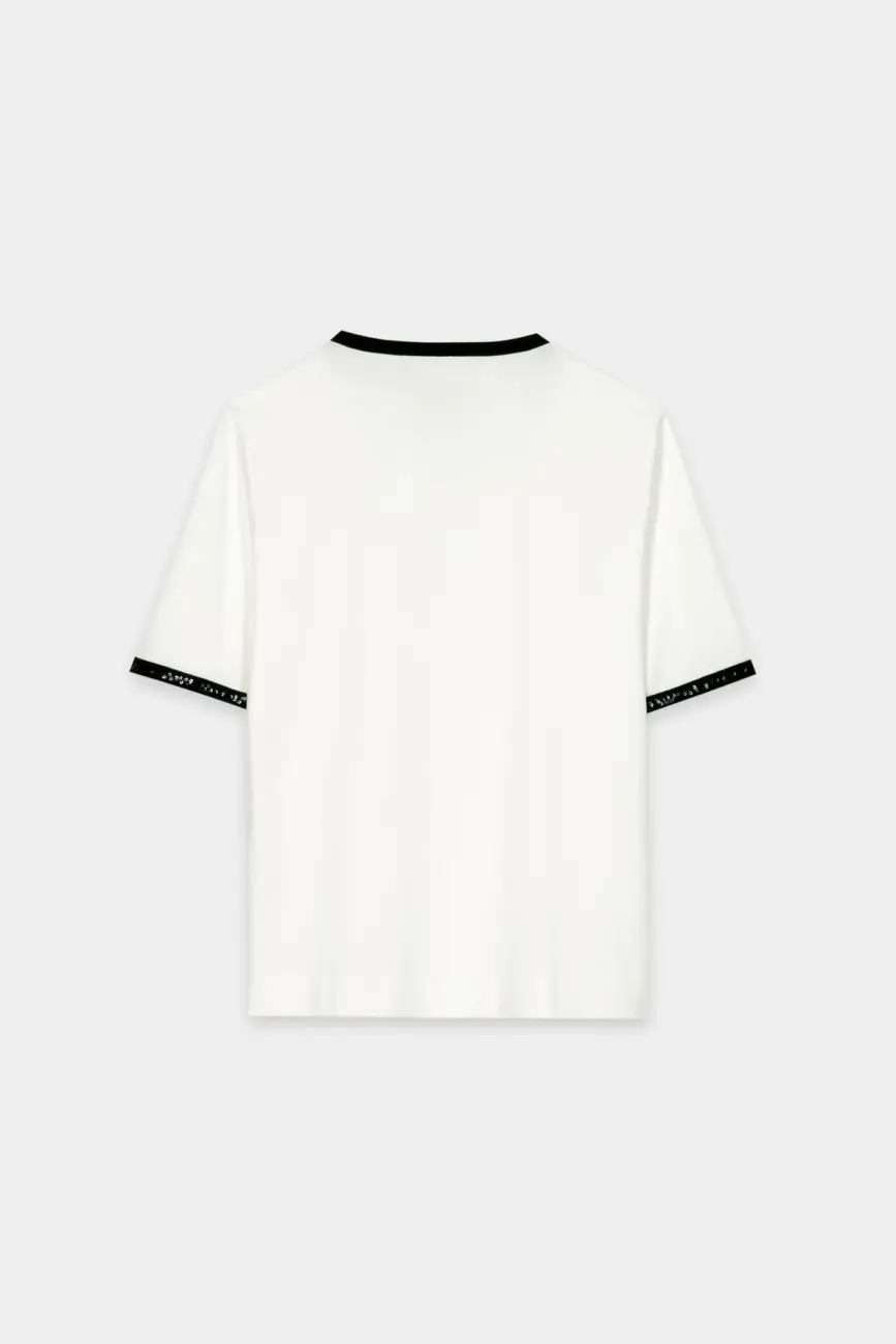 t-shirt-luisa-cerano-biała-cekiny-bawełniana-modowa-granat-luksusowa-butik-luisa-bydgoszcz