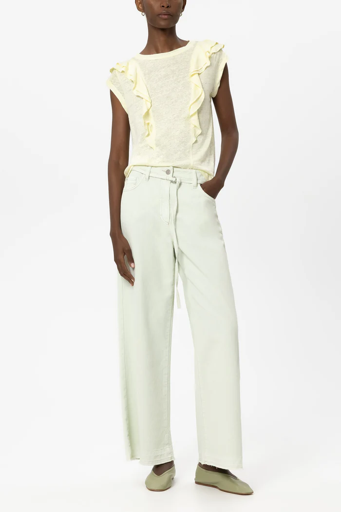 koszulka-luisa-cerano-letnia lekka lniana żółta modowa komfortowa casualowa butik luisa bydgoszcz