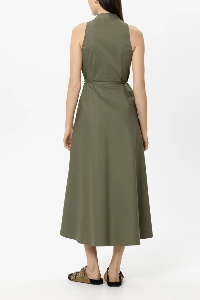 suknia-luisa-cerano-gabardyna-bawełna-letnia-khaki-modowa-butik-luisa-bydgoszcz