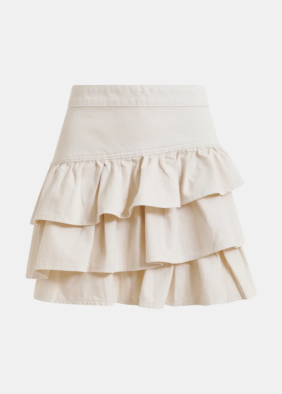 spódnica-essentiel-antwerp-falbany-bawełna-mini-modowa-butik-luisa-bydgoszcz