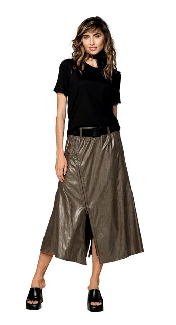 spódnica-beate-heymann-rozkloszowana-elegancka-damska-brązowa-midi-butik-luisa-bydgoszcz