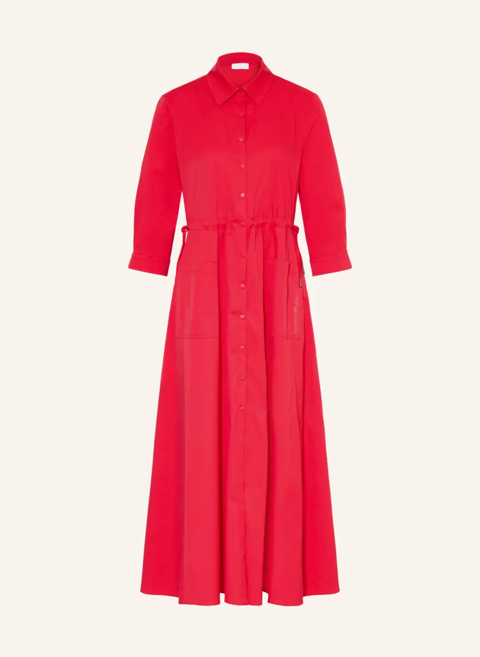 suknia-sportalm-modowa premium casualowa koszulowa czerwona komfortowa wiosenna butik luisa bydgoszcz