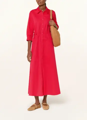 suknia-sportalm-modowa premium casualowa koszulowa czerwona komfortowa wiosenna butik luisa bydgoszcz