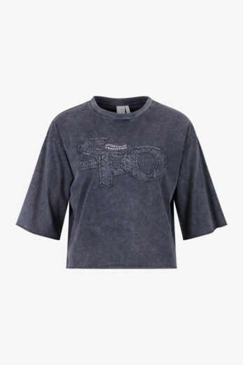 t-shirt-sportalm-szary-cropped-modowy-logo-butik-luisa-bydgoszcz