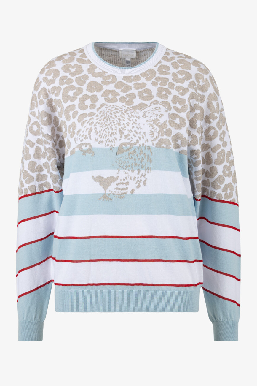 sweter-sportalm-kolorowy modowy komfortowy wiosenny przewiewny bawełniany butik luisa bydgoszcz