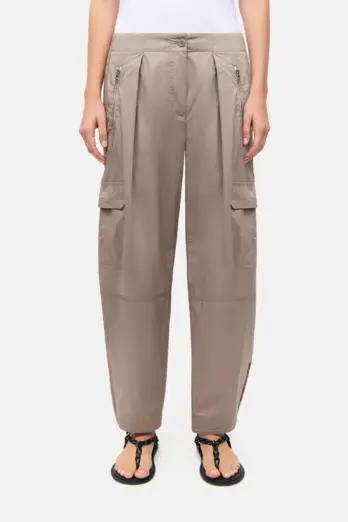 spodnie-cambio-blossom modowe luźne brązowe komfortowe cargo wiosenne premium butik luisa bydgoszcz