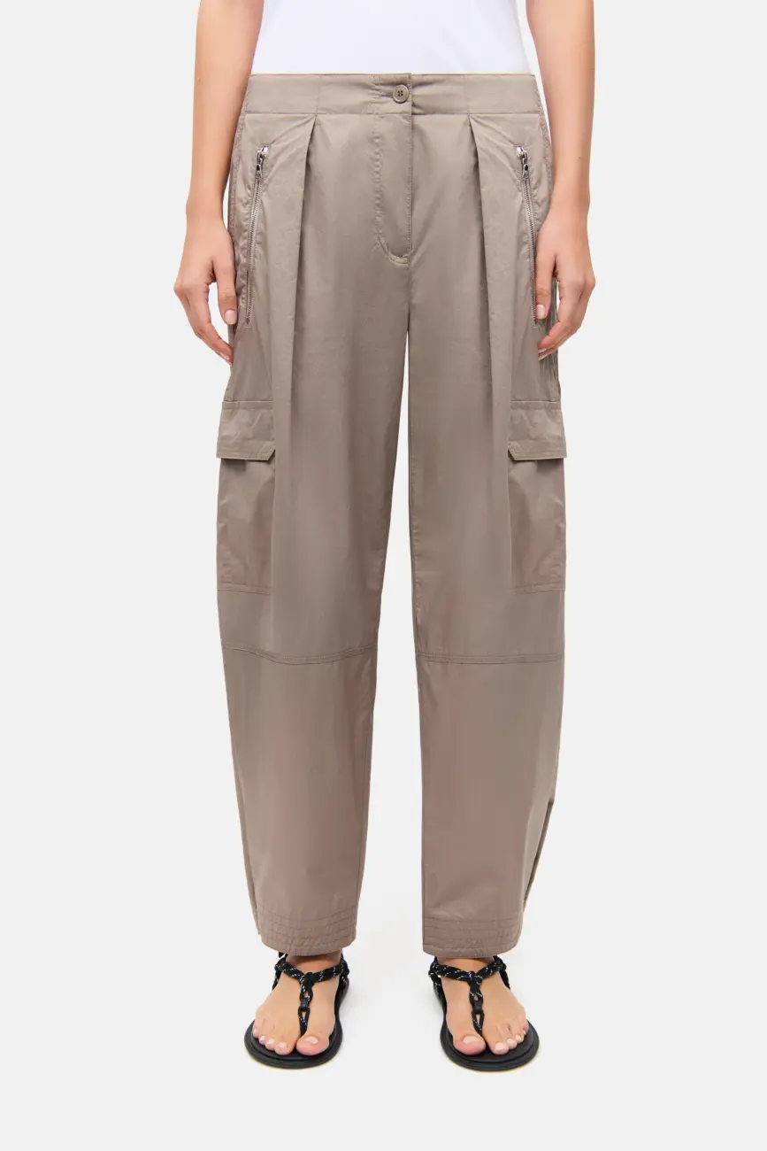 spodnie-cambio-blossom modowe luźne brązowe komfortowe cargo wiosenne premium butik luisa bydgoszcz