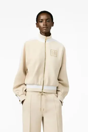 bluza-goldbergh-sportowa-track-jacket-beżowa-zamek-gold-butik-luisa-bydgoszcz