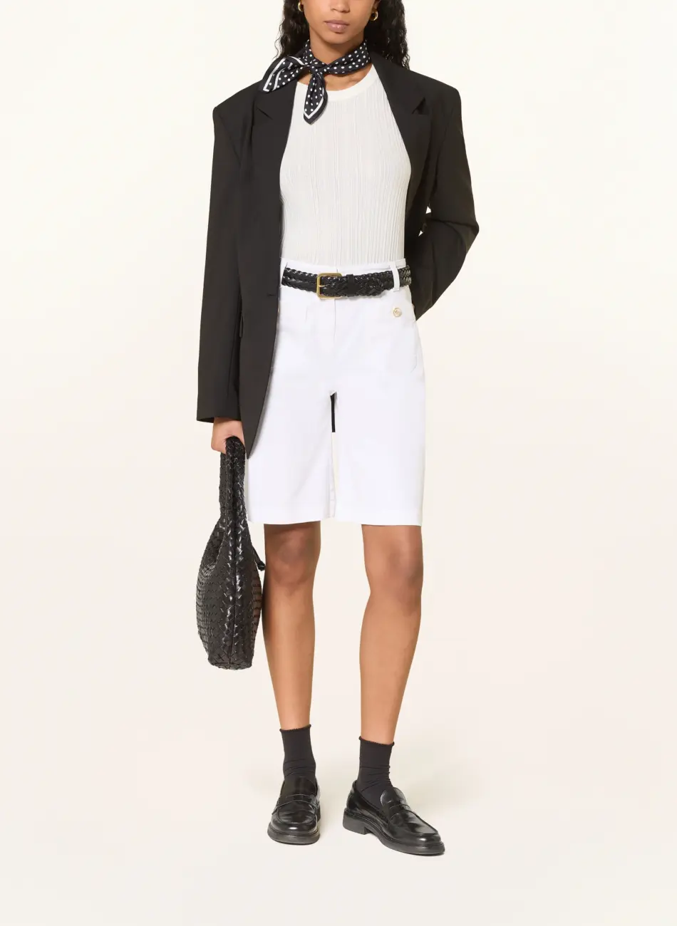 spodnie-cambio-blake-krótkie-jeansy-białe-logo-bermudy-luźne-butik-luisa-bydgoszcz