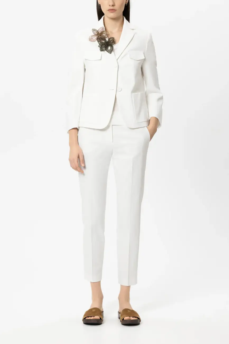 spodnie-luisa-cerano-premium modowe letnie casualowe białe żółte elastyczne zwężane butik luisa bydgoszcz