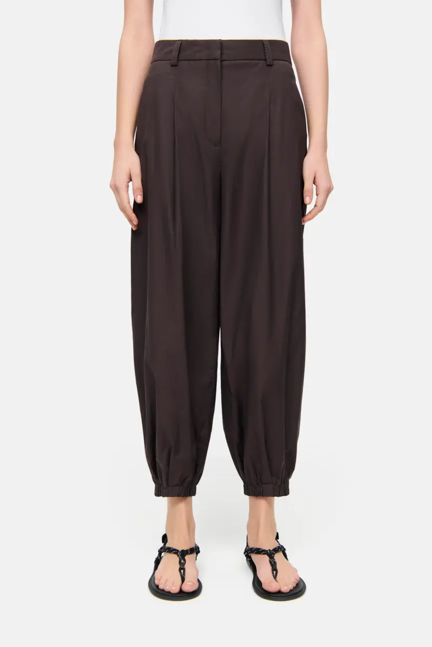 spodnie-cambio-etienne-jogg premium modowe brązowe letnie cienkie casualowe butik luisa bydgoszcz